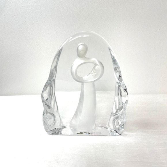 NWT VTG Enesco Kim Lawrence Circle of Love Miracles glass sculpture - Picture 1 of 7